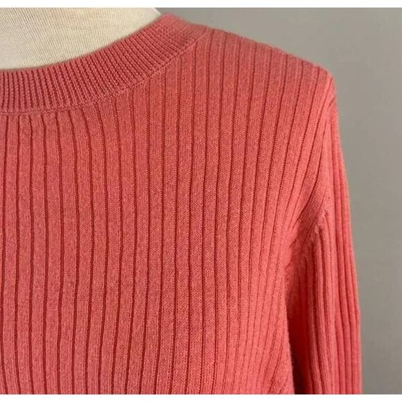 BP. Women's Pullover Sweater Large Coral Rose Tea NWT Long Sleeves Butter Soft - Picture 3 of 7